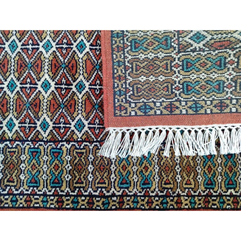 Handmade Wool Carpet 2.5x4 Feet Copper - Image 5