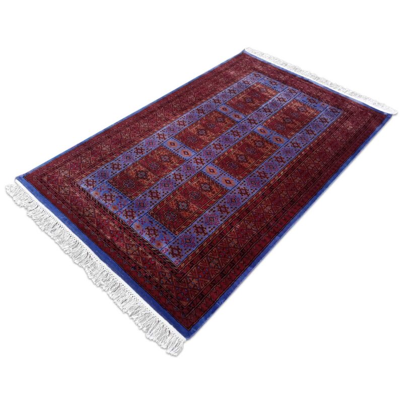 4×6 Feet Purple Hand Knotted Dubba Wool Carpet - Image 3