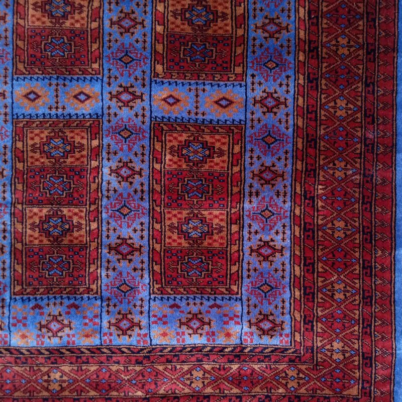 4×6 Feet Purple Hand Knotted Dubba Wool Carpet - Image 4