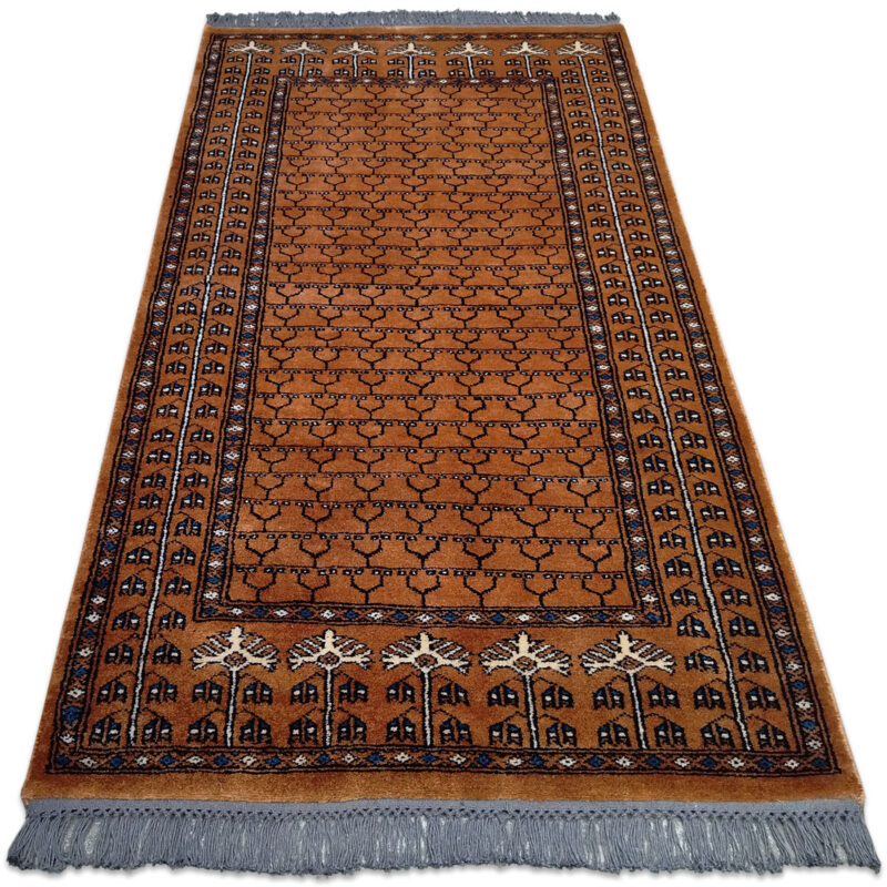 3x5 Feet Handmade Parda Wool Carpet Copper - Image 2