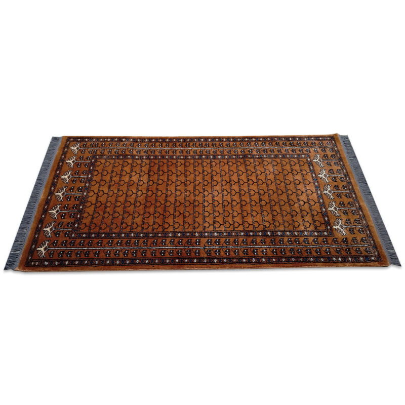 3x5 Feet Handmade Parda Wool Carpet Copper - Image 3