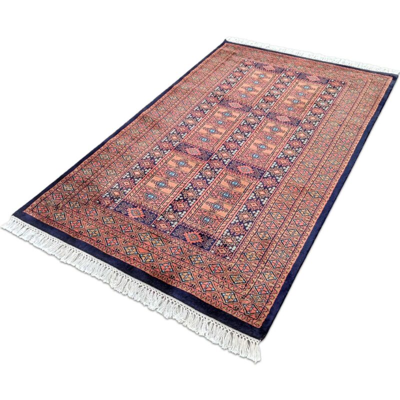 4x6 ft Black Hand Knotted Wool Carpet - Image 4