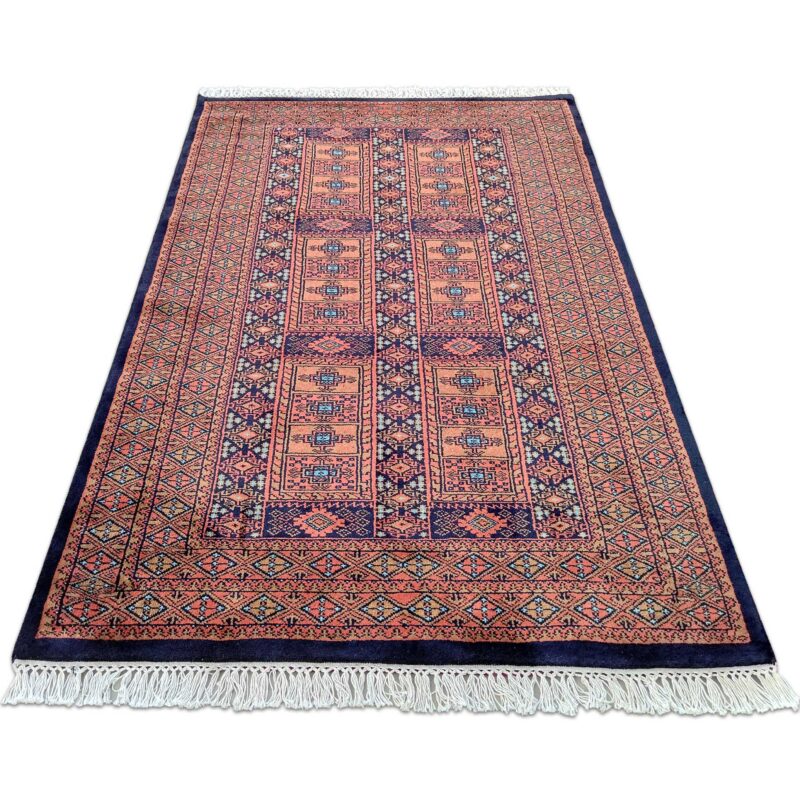 4x6 ft Black Hand Knotted Wool Carpet - Image 6