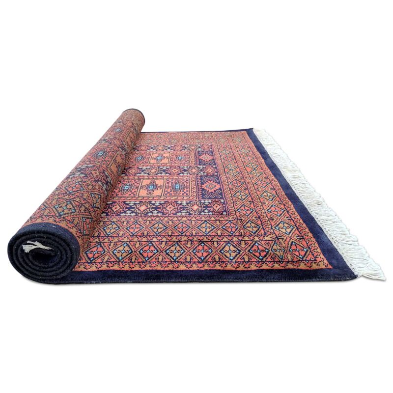 4x6 ft Black Hand Knotted Wool Carpet - Image 9