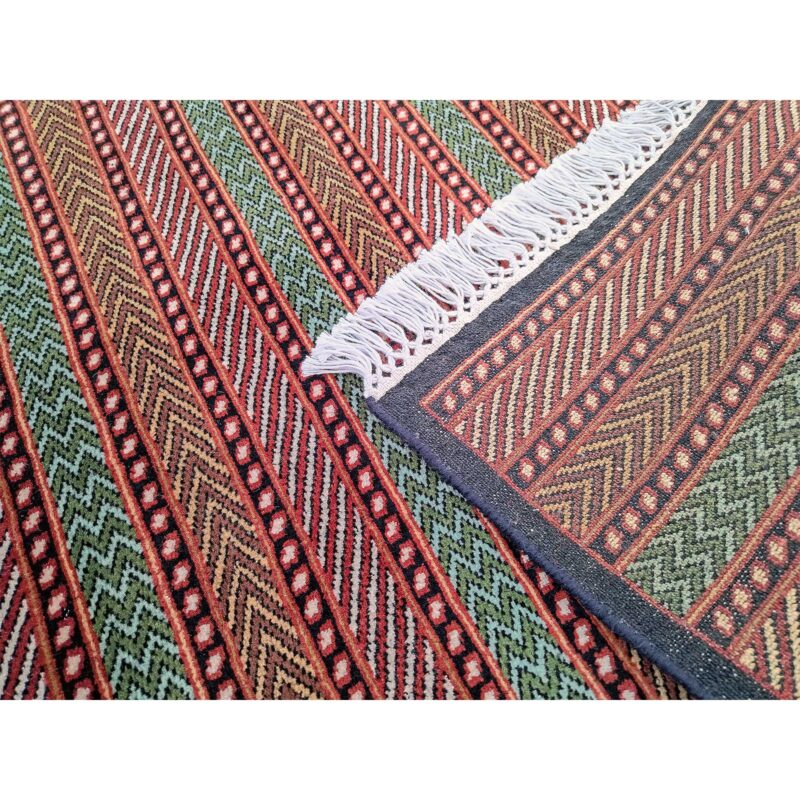 4x6 ft Black Hand Knotted Wool Carpet - Image 3