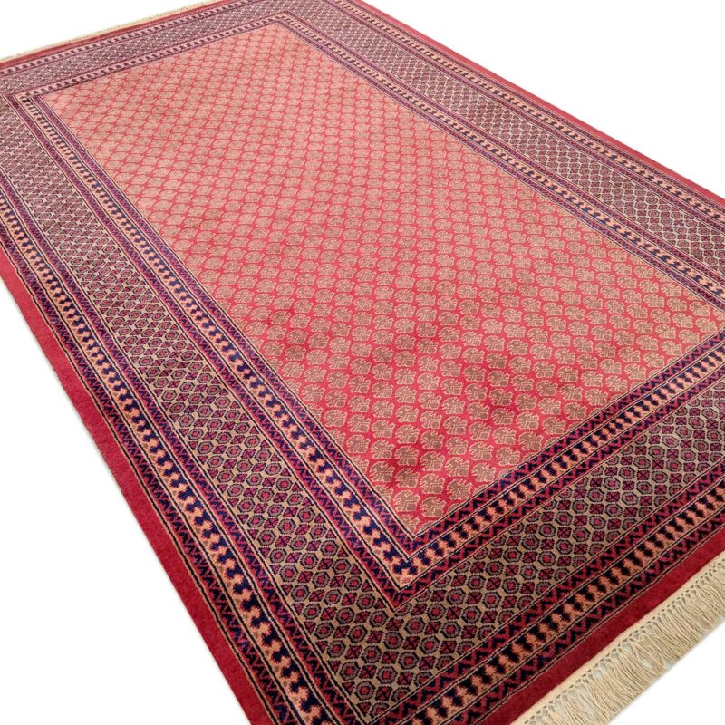 6x9 ft Hand Knotted Red Wool Carpet - Image 3