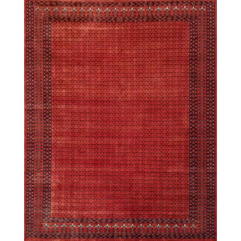 8x10 feet Hand Knotted Copper Wool Carpet