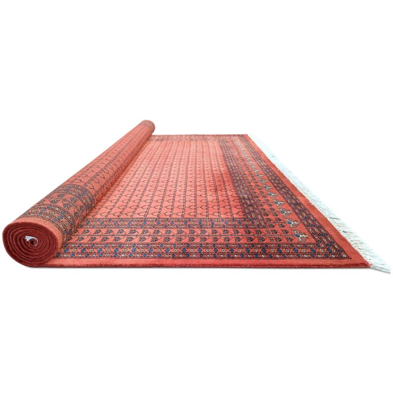 8x10 feet Hand Knotted Copper Wool Carpet - Image 5