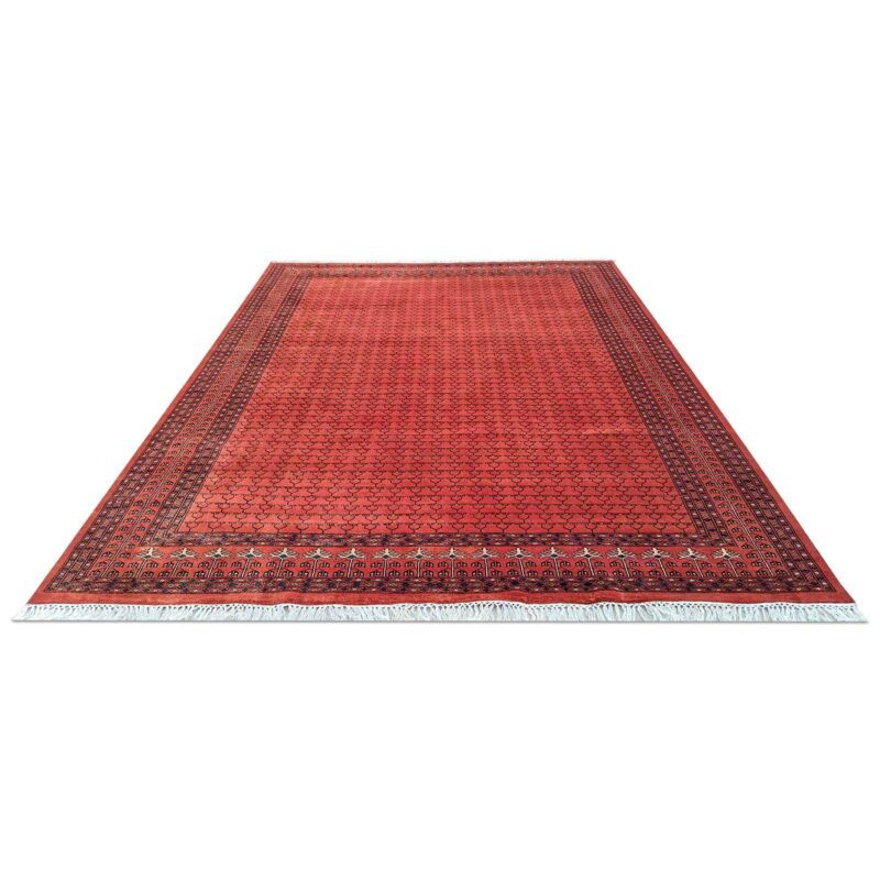 8x10 feet Hand Knotted Copper Wool Carpet - Image 4