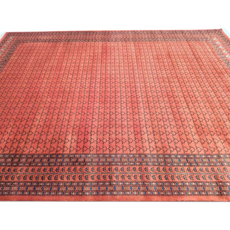 8x10 feet Hand Knotted Copper Wool Carpet - Image 2