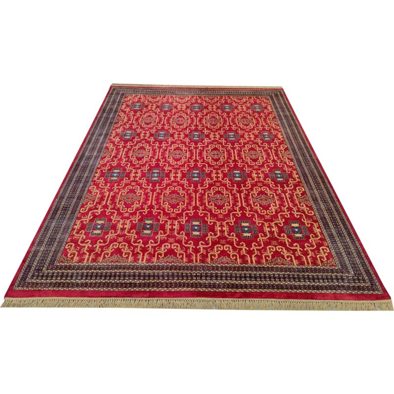 9x12 Ft Handmade Red Wool Carpet Palace - Image 2