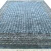 9x12 Feet Wool Royal Gray Handmade Carpet Tribal - Image 4