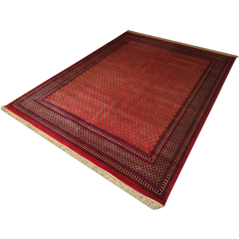 9x12 Feet Handmade Wool Carpet Lichi Red - Image 2