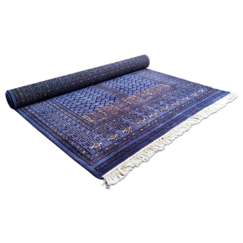 4×6 Feet Handmade Purple Wool Carpet Parda - Image 6