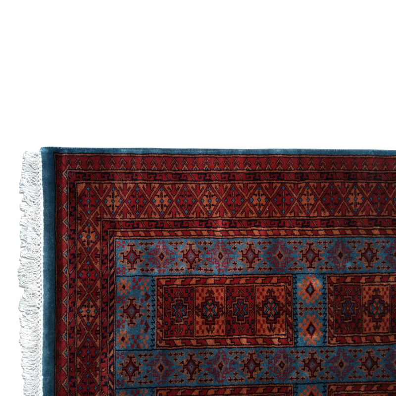4×6 Feet Handmade Wool Carpet Royal Grey Hand Knotted Dubba - Image 5