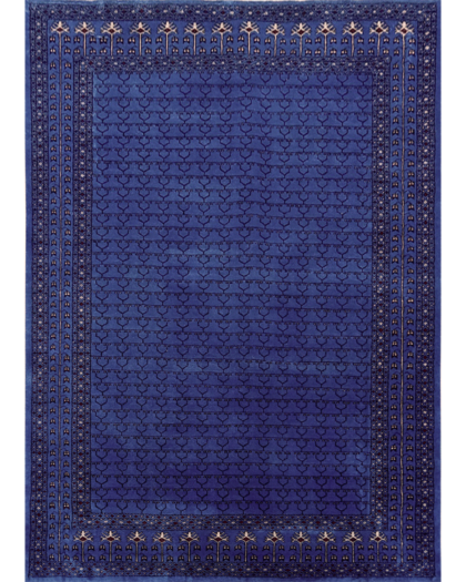 5×7 Feet Handmade Wool Carpet Purple Hand Knotted Parda