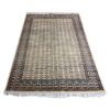 4×6 Feet Hand Knotted Parda Silk Carpet White - Image 2