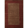 6×9 Feet Handmade Wool Carpet Royal Green Lichi