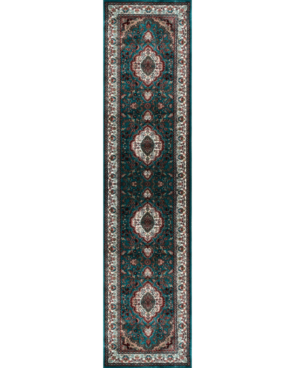 2.5x10 ft hand knotted woolen carpet runner persian