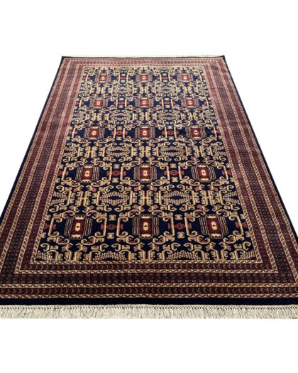 6 by 9 feet handmade carpet black