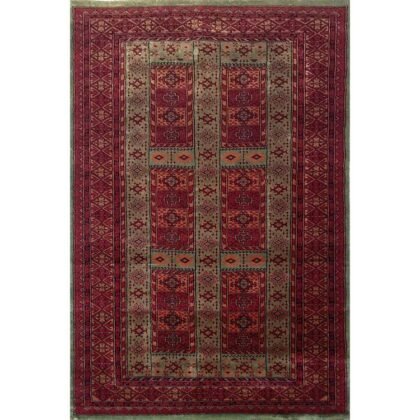 4×6 Feet Green Hand Knotted Dubba Carpet
