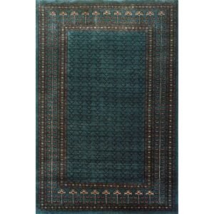 4×6 Feet Royal Grey Hand Knotted Parda Carpet