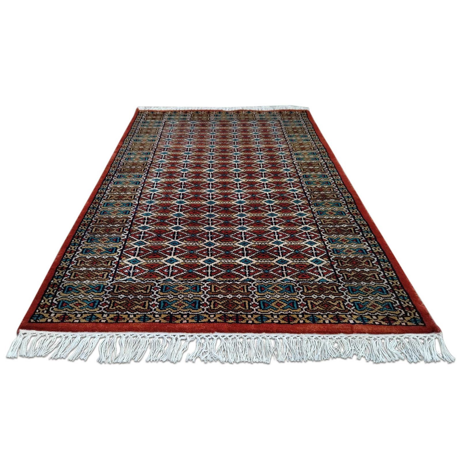 2.5x4 Feet Handmade Wool Carpet Copper - Image 2