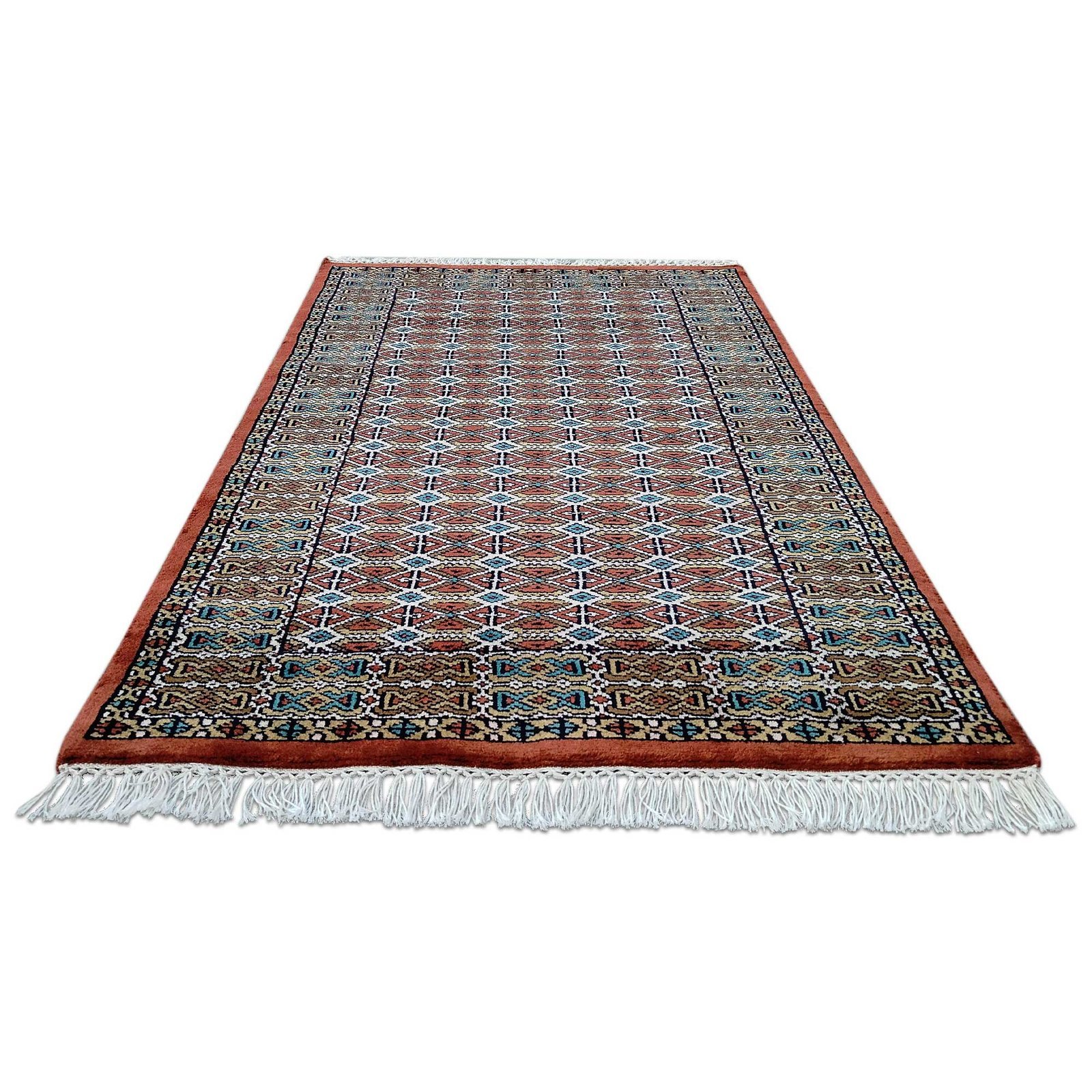 2.5x4 Feet Handmade Wool Carpet Copper - Image 4