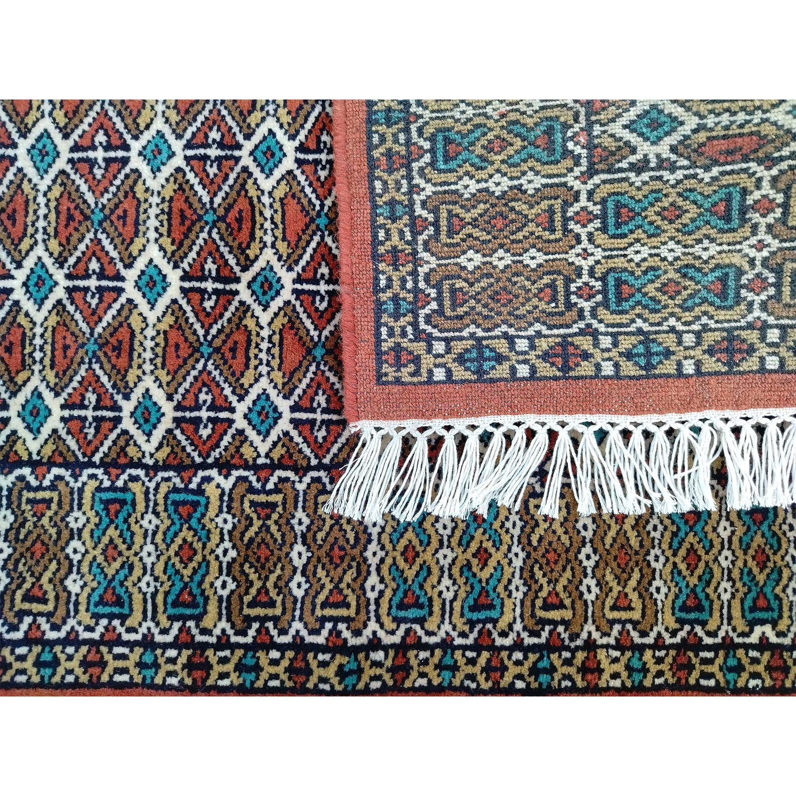 2.5x4 Feet Handmade Wool Carpet Copper - Image 5
