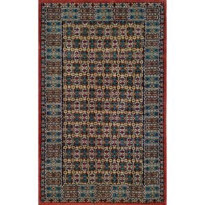2.5x4 Feet Hand Knotted Wool Carpet Copper