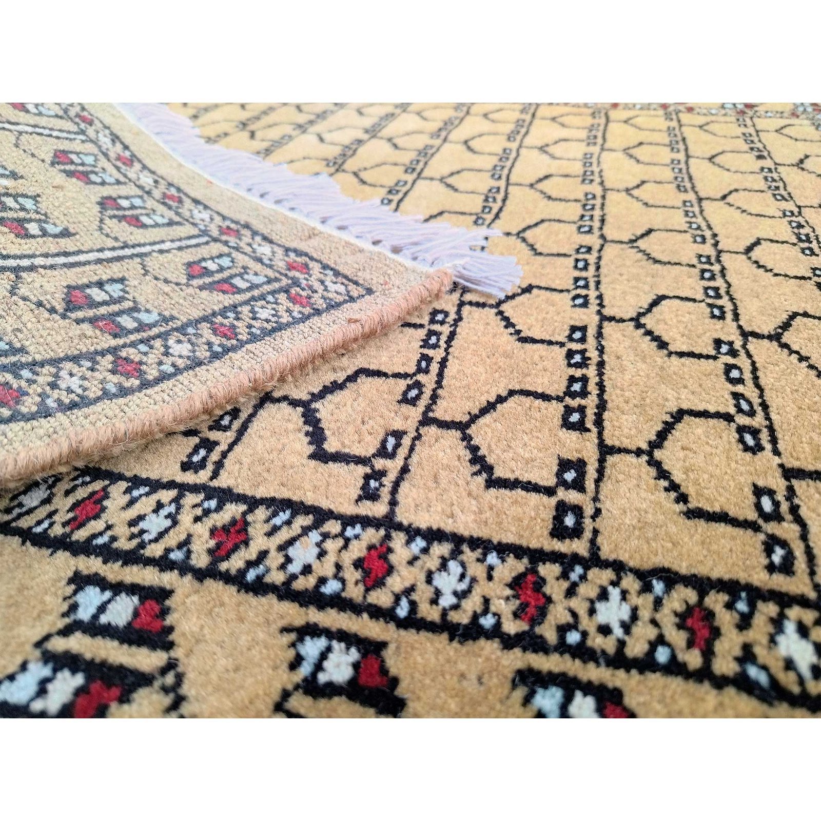 2.5x4 Feet Handmade Camel Wool Carpet Tribal - Image 5