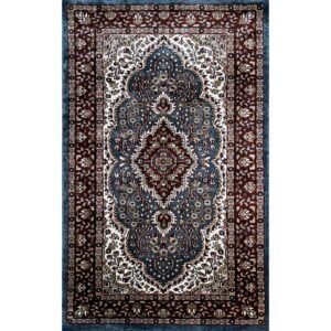 2.5x4 feet Hand Knotted Bamboo Silk Carpet Indopersian Bluish Gray