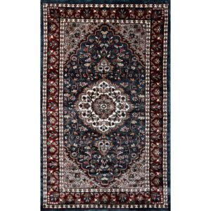 2.5x4 feet Hand Knotted Bamboo Silk Carpet Indopersian Gray