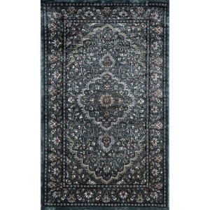 2.5x4 feet Hand Knotted Bamboo Silk Carpet Indopersian Overall Gray
