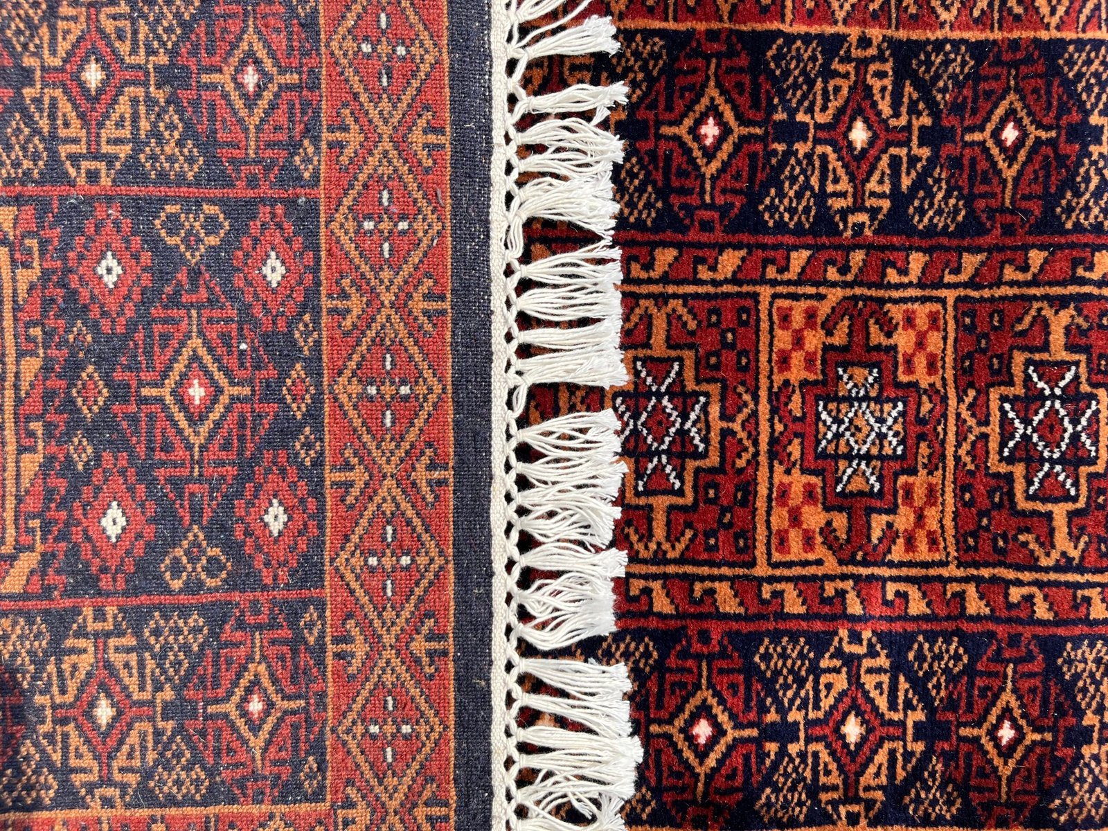 2x6 Feet Hand Knotted Wool Carpet Brown and Black - Image 4