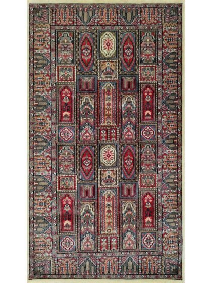 3x5 Ft Handmade Wool Multi Carpet Hamadan