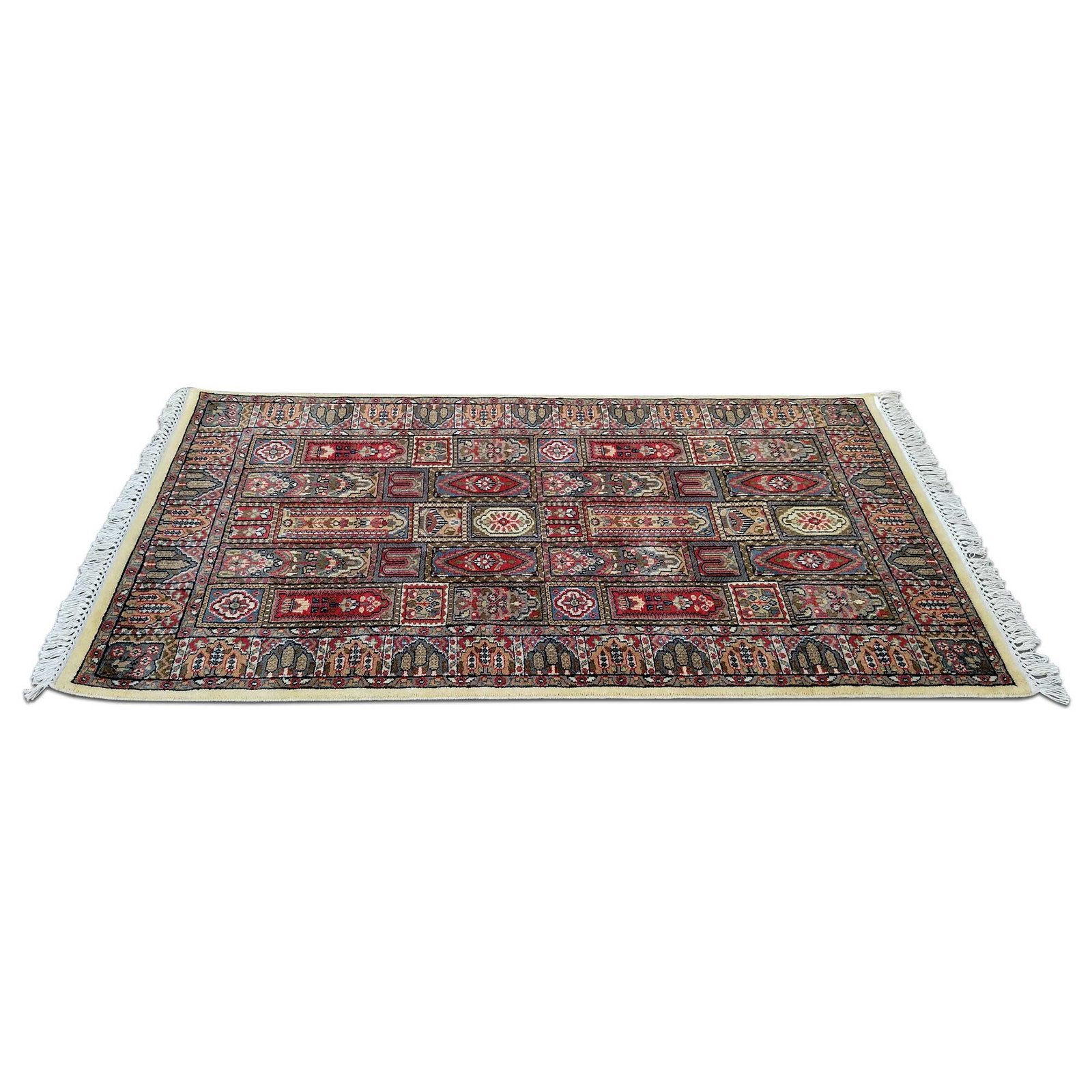 3x5 Ft Handmade Wool Multi Carpet Hamadan - Image 3