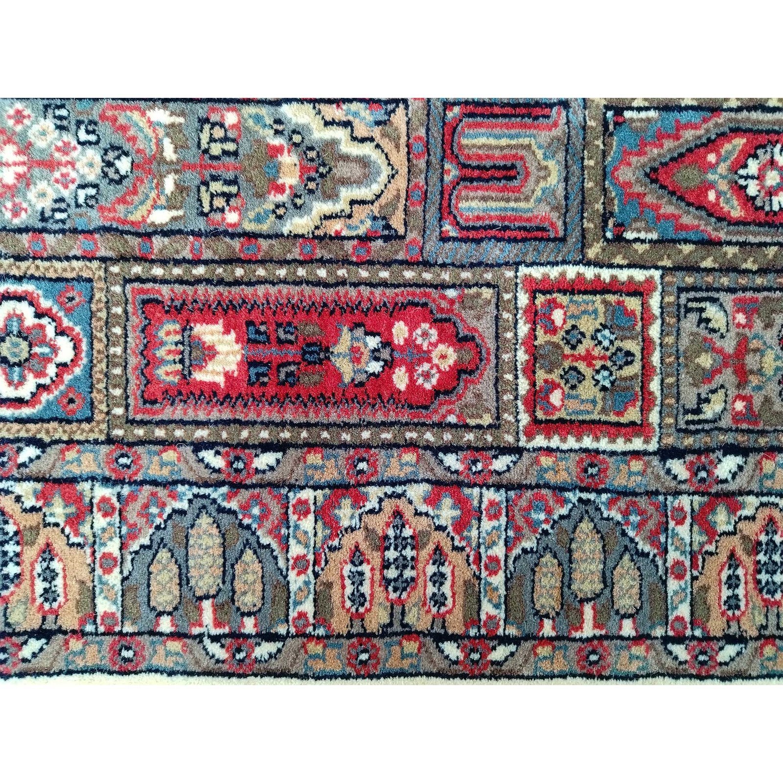 3x5 Ft Handmade Wool Multi Carpet Hamadan - Image 6