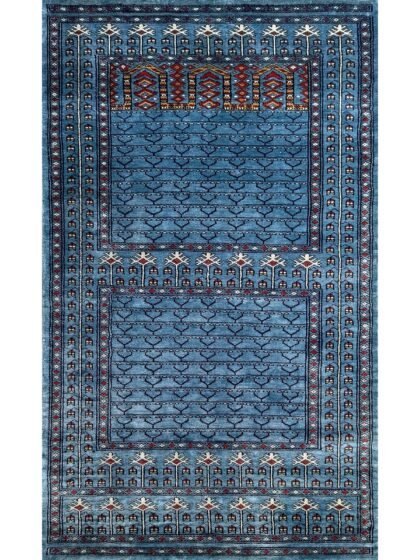 3x5 feet Hand Knotted Bamboo Silk Carpet Royal Gray Traditional Parda