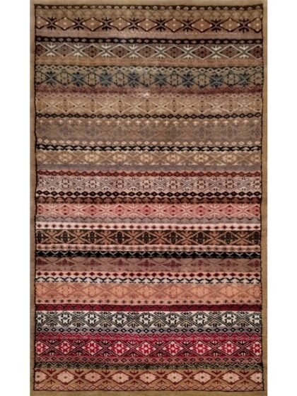 3×5 Feet Multicolor Handmade Wool Carpet