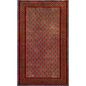 3×5 Feet Hand Knotted Lichi Wool Carpet Royal Grey