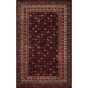 4x6 Handmade Hand Knotted Wool Carpet Bakri Brown