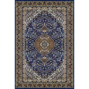 4x6 ft Royal Blue Persian Handmade Wool Carpet