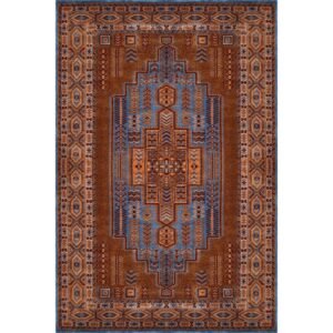 4x6 Handmade Hand Knotted Wool Carpet Teer Blue