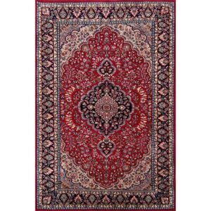 4x6 feet Hand Knotted Persian Wool Carpet Red