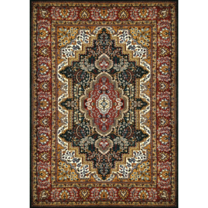 5×7 feet Green Hand Knotted Persian Carpet Wool
