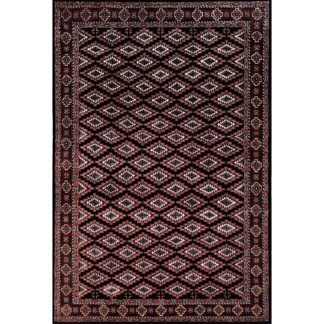 6x9 ft Hand Knotted Woolen Carpet Black