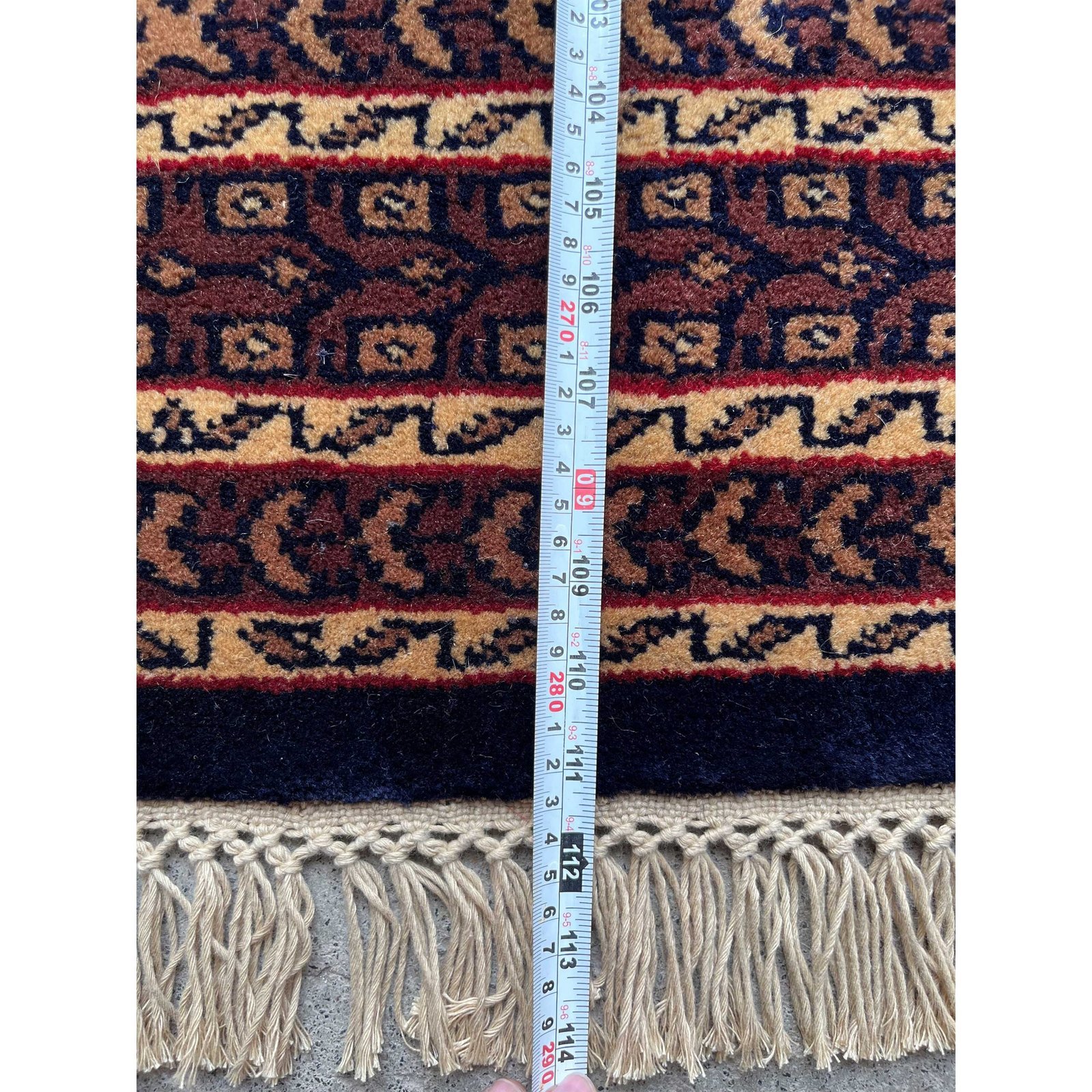 6x9 ft Hand Knotted Wool Carpet Black Palace - Image 5