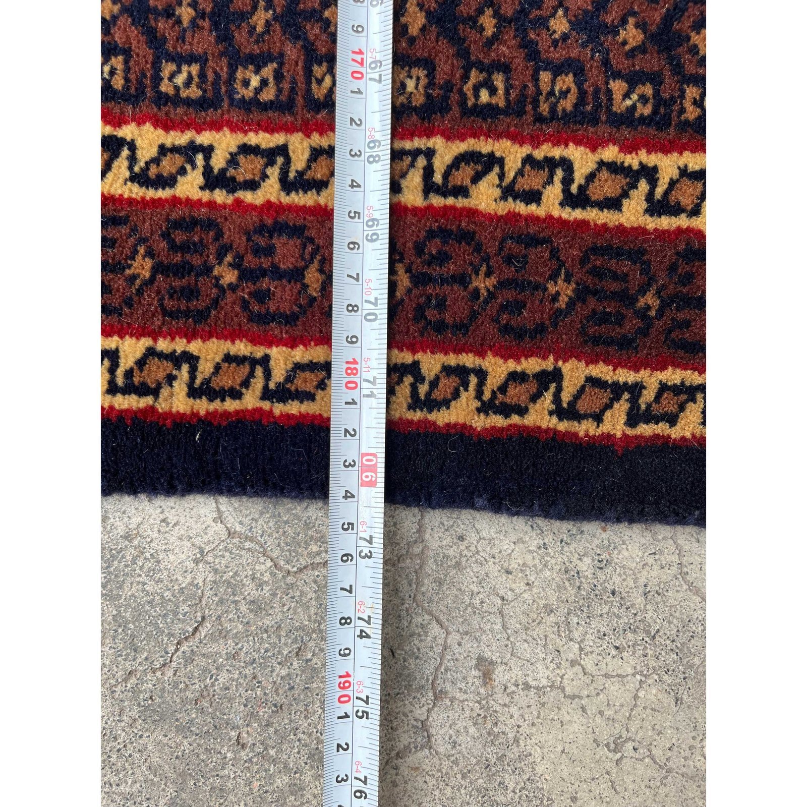 6x9 ft Hand Knotted Wool Carpet Black Palace - Image 4