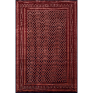 6x9 Feet Handmade Wool Carpet Royal Black Lichi Hand Knotted Carpet Traditional Luxury